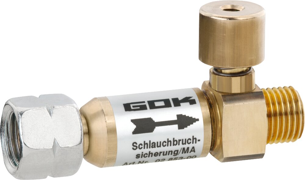 Schlauchbruchsicherung manuell