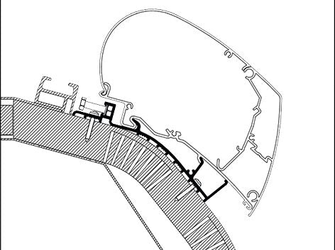 Adapter Carthago 350 cm ab 2014 (S)