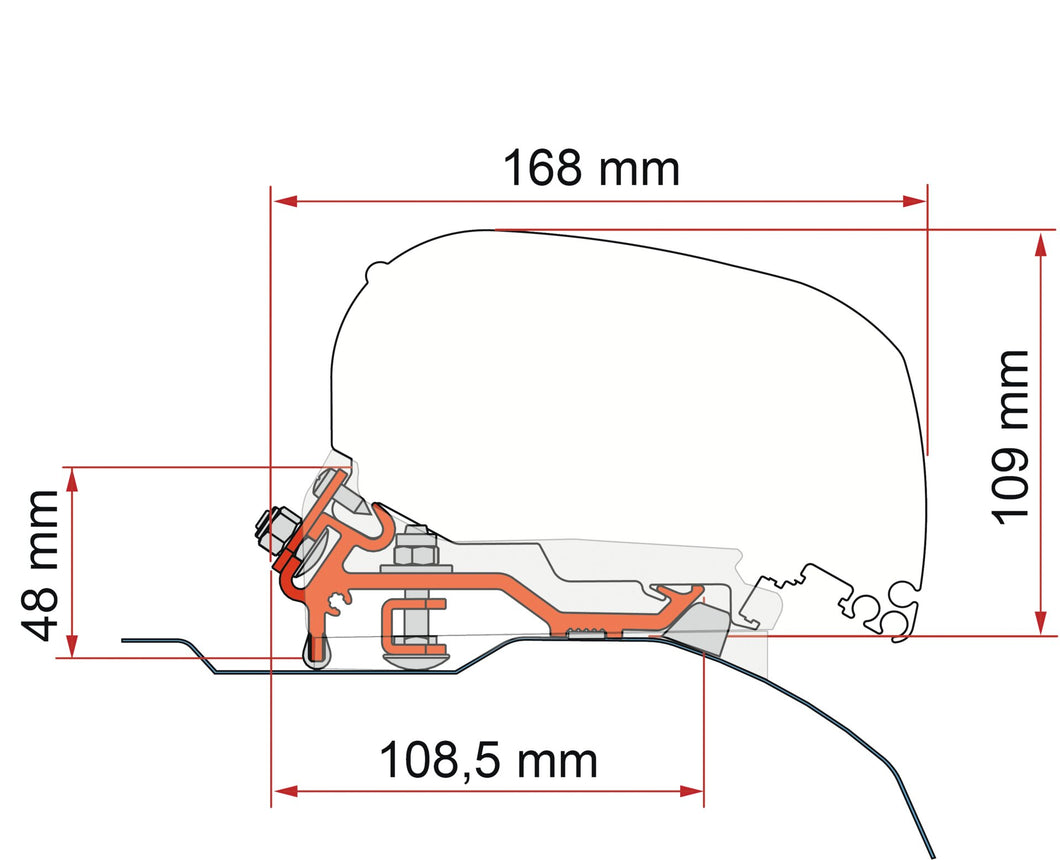 Kit Ducato Low Profile H2-L2/L3 schwarz