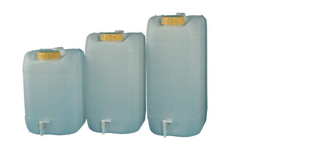 Wide-neck canister with tap 20 l