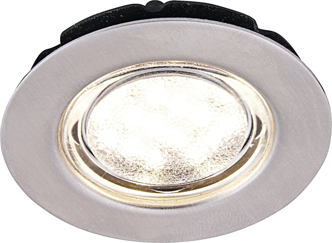 LED recessed spotlight Vega 48 brushed steel