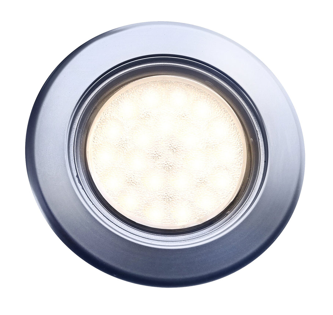 LED recessed spotlight Vega 75 matt chrome