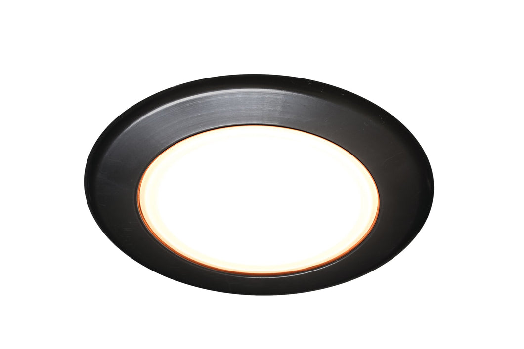 LED recessed spotlight Vega 75 black