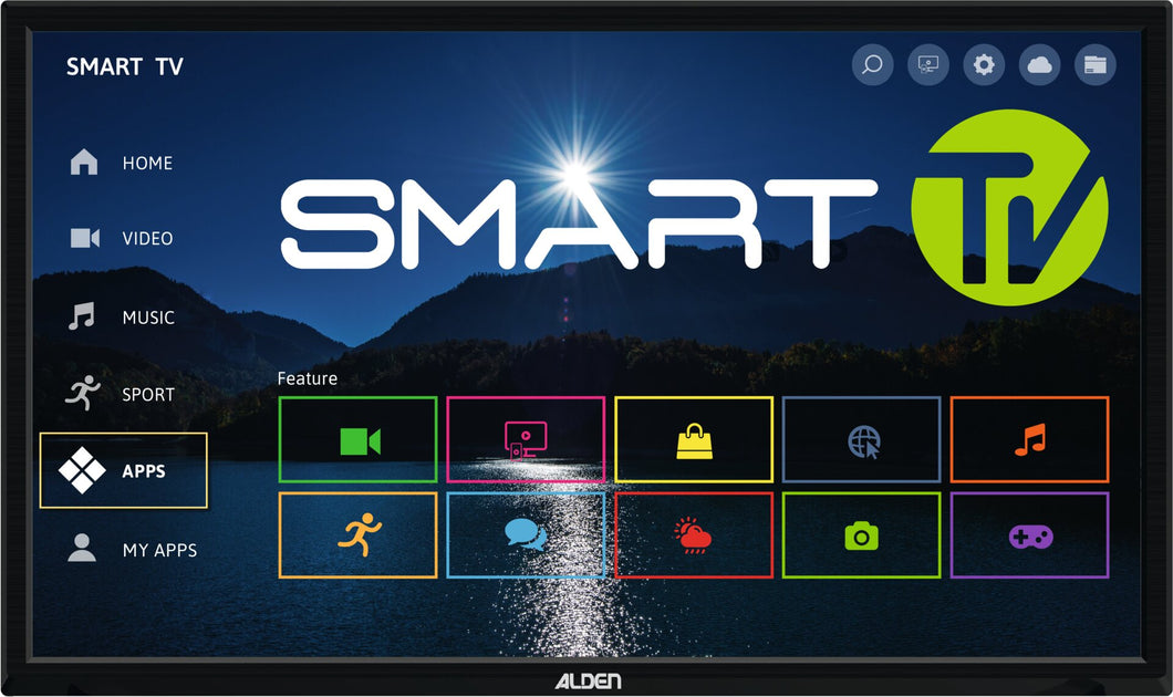 ALDEN LED TV 22 inch Smartwide (D)