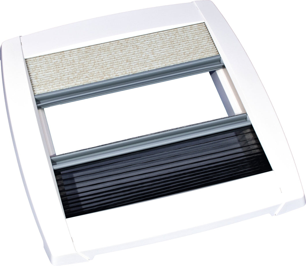 Retrofit pleated frame with LED