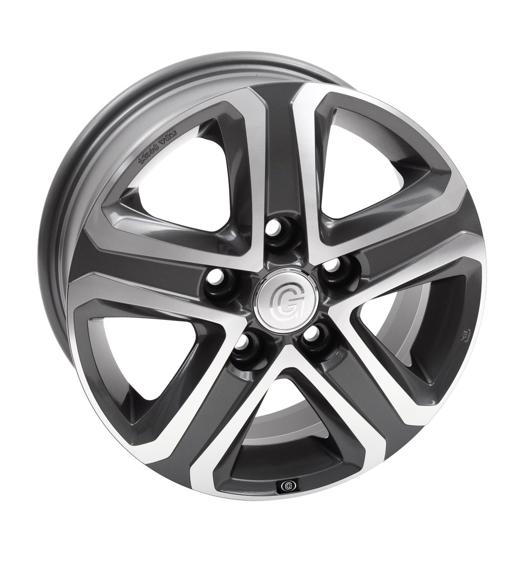Alloy wheel GSM6 6.5x16 Anthracite Polished
