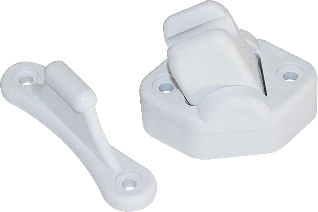 Movable door retainer 3 mm white