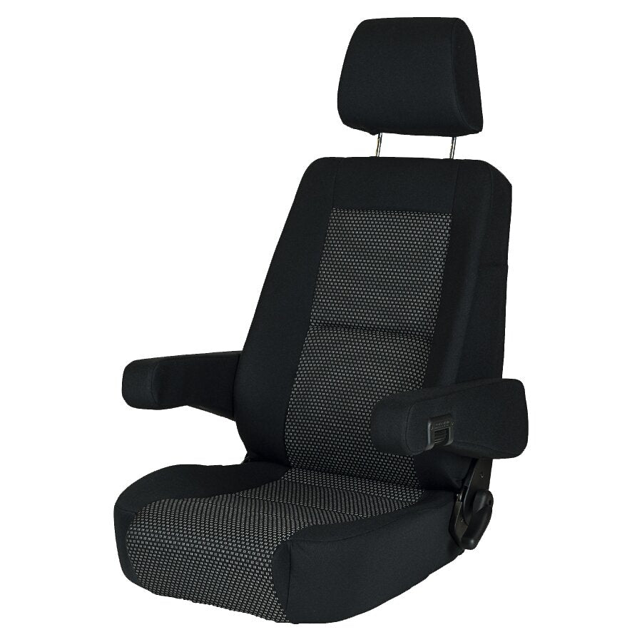 Pilot seat S 6.1 fabric Ara black (D)