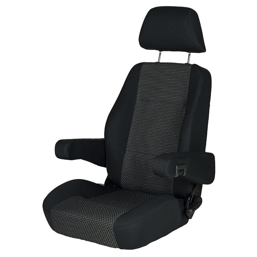 Pilot seat S 8.1 fabric Ara black (D)