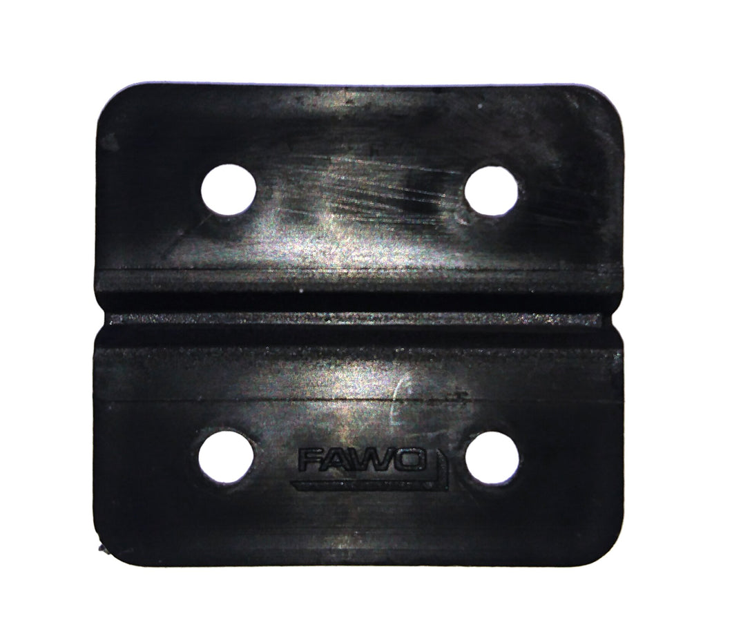 Black plastic hinge (pack of 4)