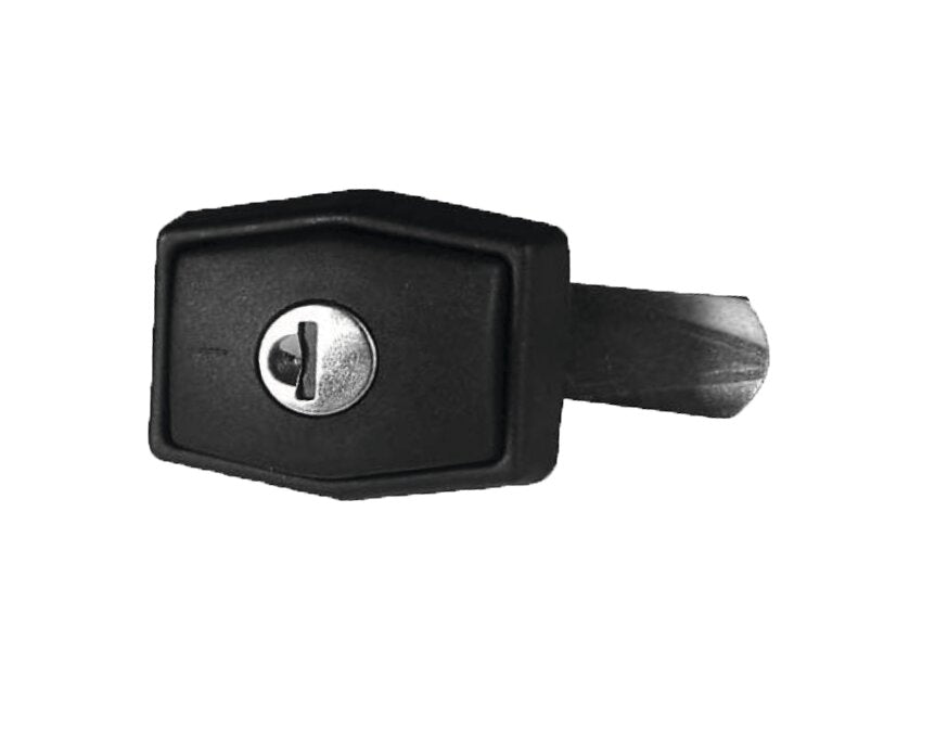 Rectangular flap lock mZ black