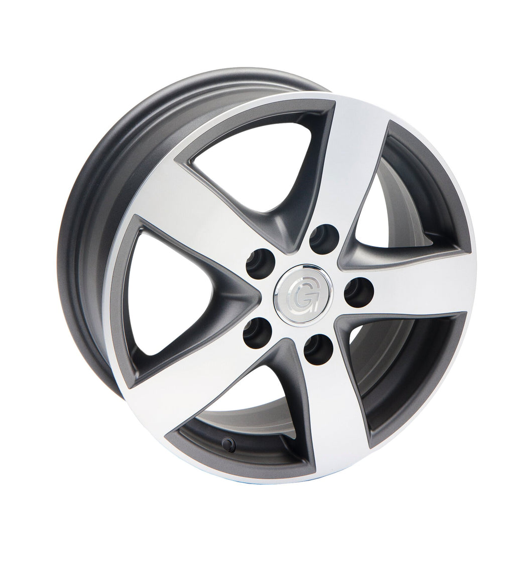 Alloy wheel GSM4 6.5x16 Anthracite Polished