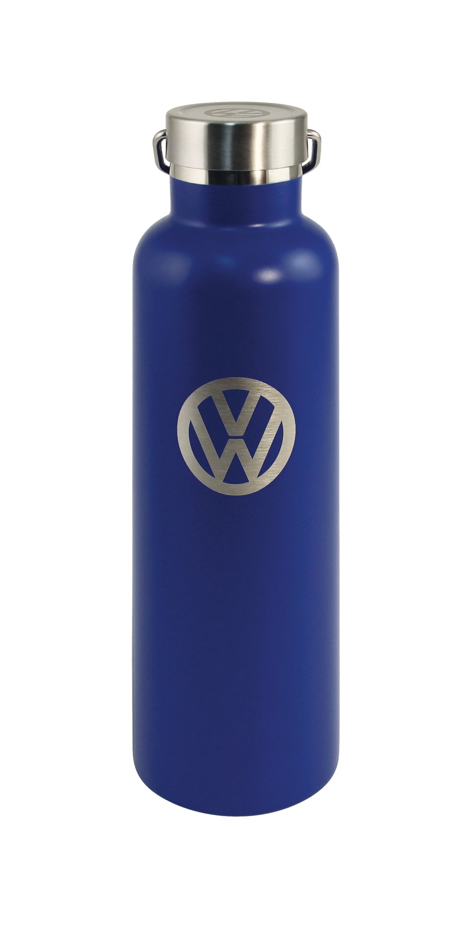 VW Collection Thermo-Trinkflasche blau