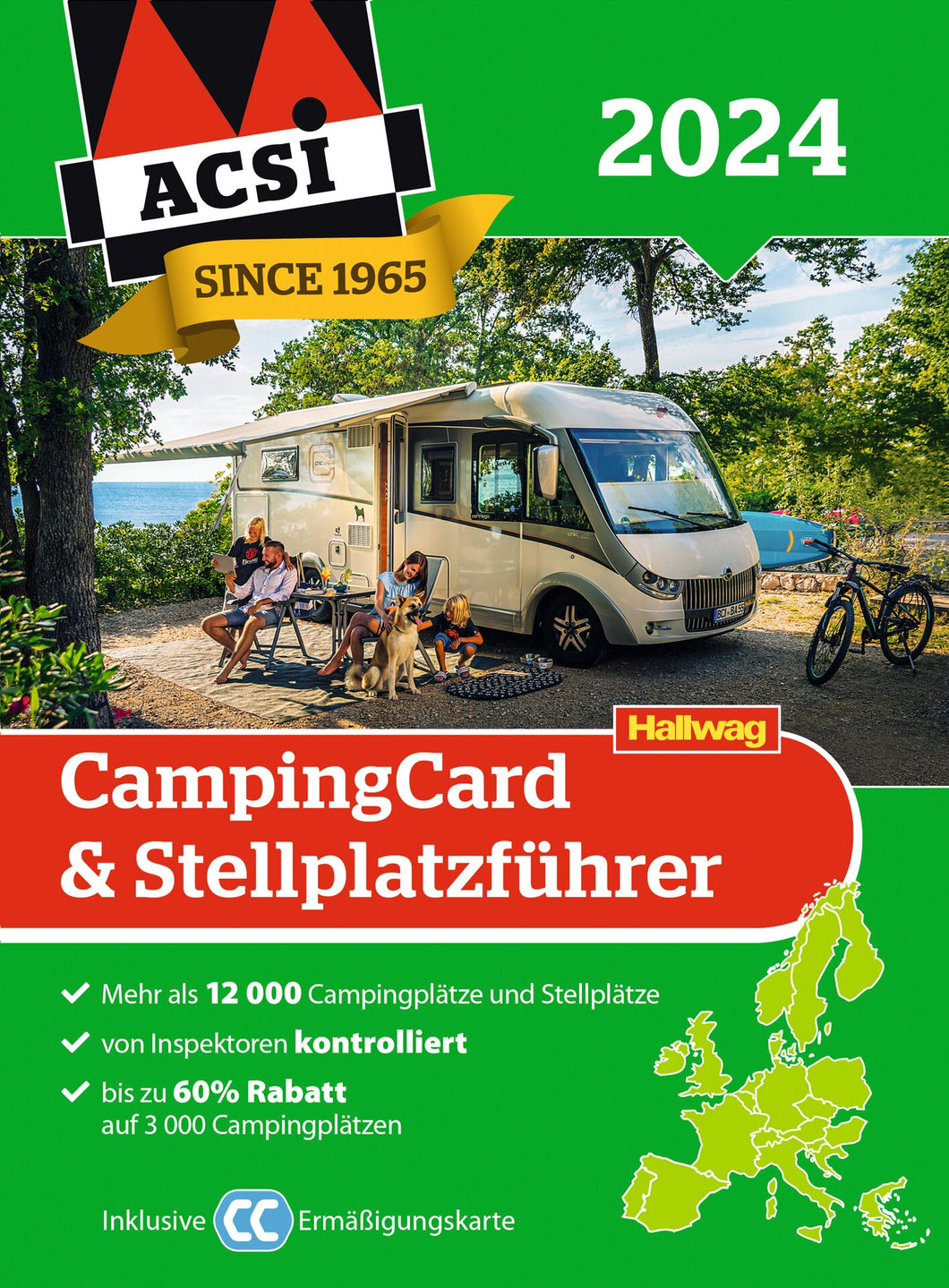 ACSI CampingCard & Stellplatzf. 2024