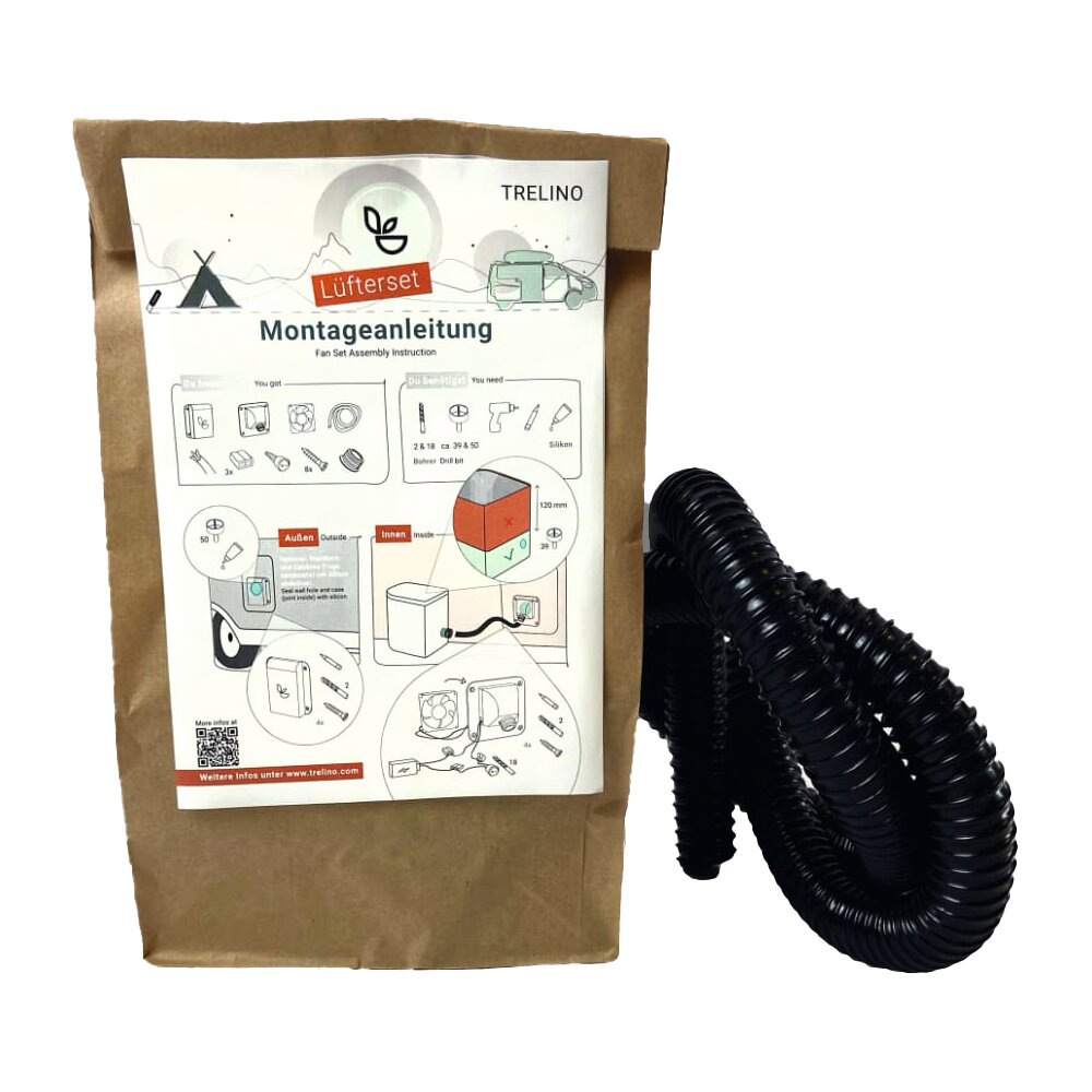 Trelino® Lüfter Zubehör Set (B)