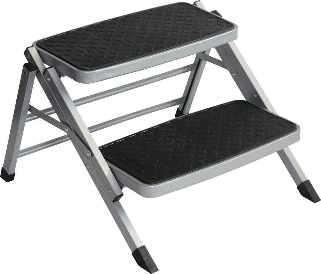 Stahl-Doppeltrittstufe XXL faltbar