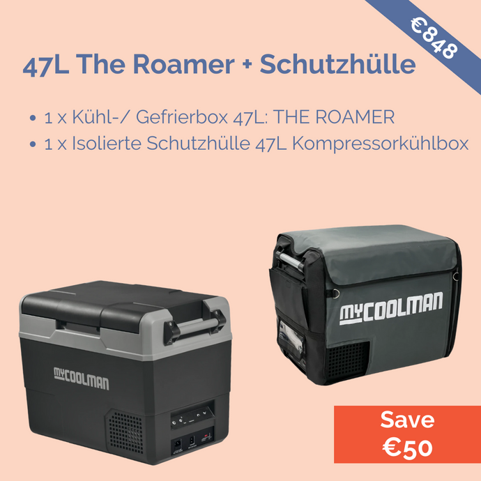 Bundle Deal: 47L The Roamer + Schutzhülle - Kumpl