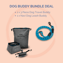 Load image into Gallery viewer, NAVIGATOR DOG BUDDY BUNDLE DEAL. 3 PIECE DOG TRAVEL BUDDY - Kumpl
