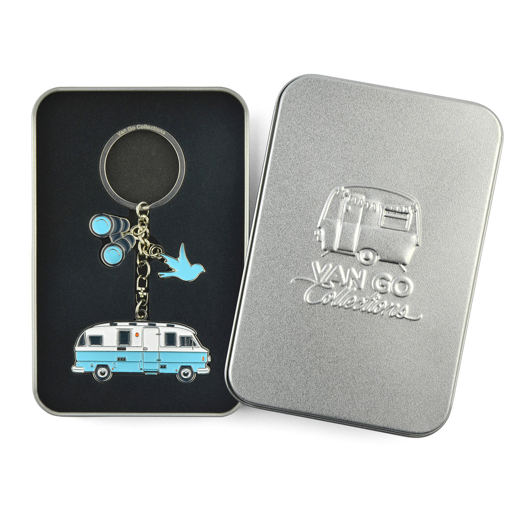 Keyring | The Camper Collection | Camper A | Pale Blue