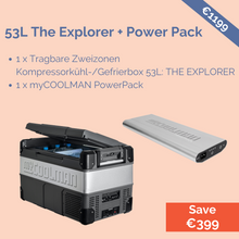 Load image into Gallery viewer, Bundle Deal: 53L The Exlorer + Power Pack-Kumpl
