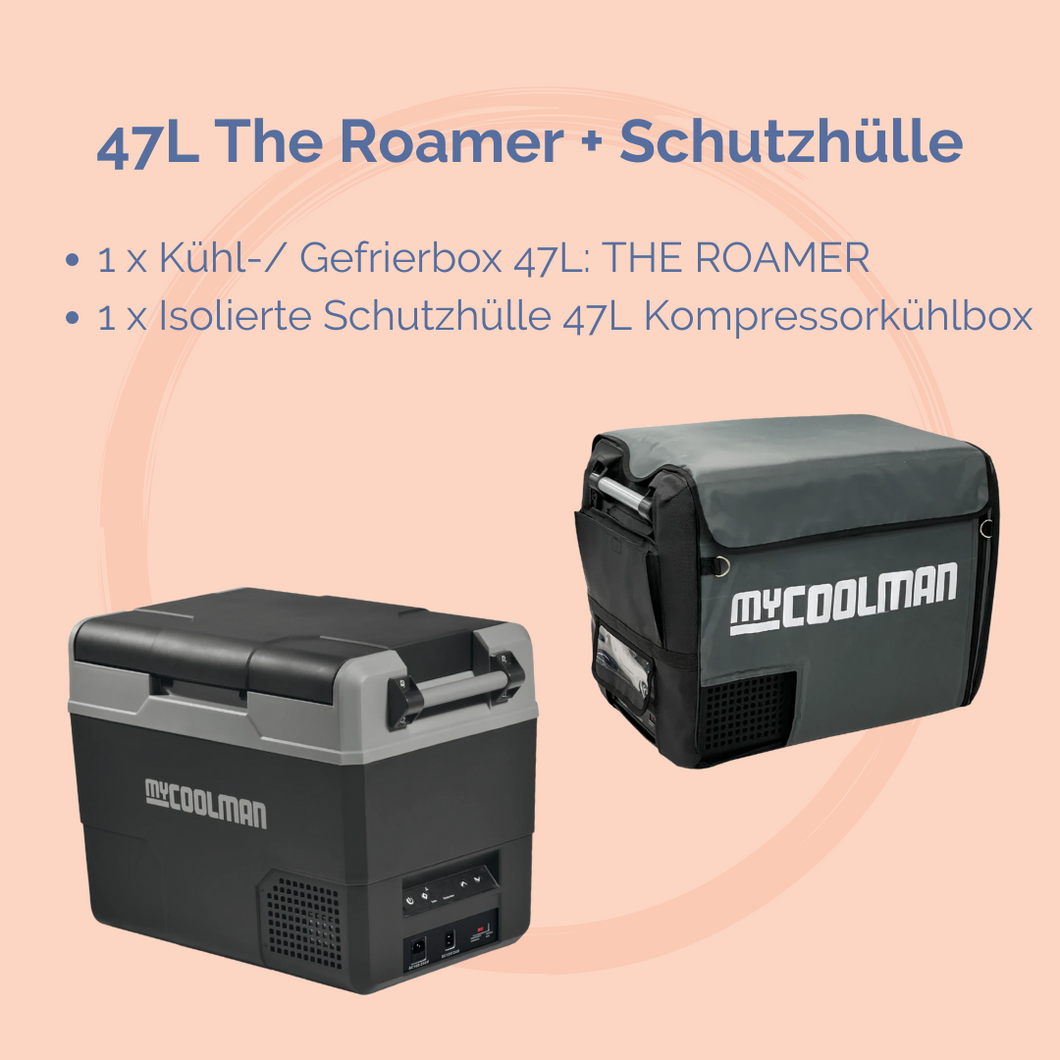 Bundle Deal: 47L The Roamer + Schutzhülle - Kumpl